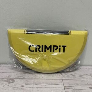 CRIMPIT Tortilla Sealer Plus 10 Inch Yellow Black Plastic Food Press Gadget